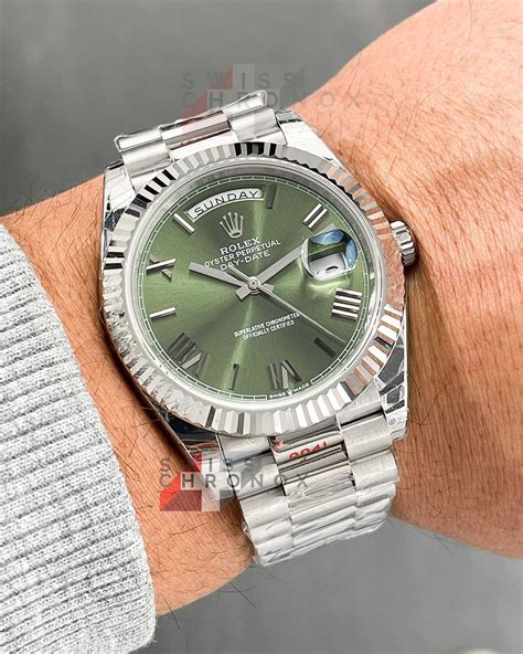 rolex 228239 green|rolex day date 40 228239.